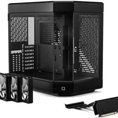 HYTE Y60 Gaming Midi Tower Κουτί Υπολογιστή με Πλαϊνό Παράθυρο Μαύρο