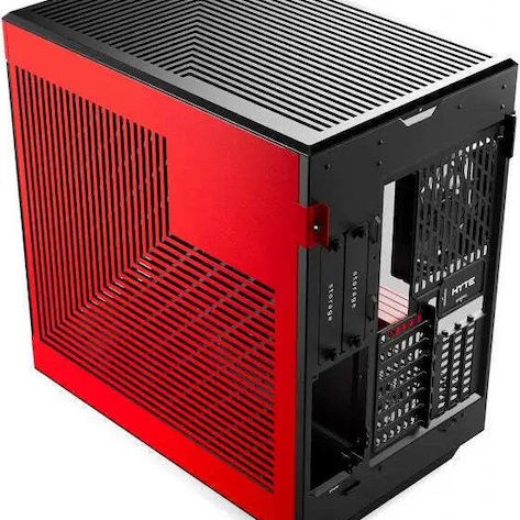 HYTE Y60 Midi Tower Κουτί Υπολογιστή με Πλαϊνό Παράθυρο Κόκκινο