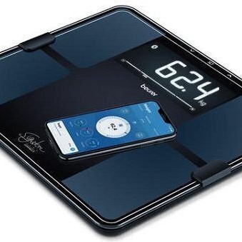 Beurer Smart Ζυγαριά με Bluetooth Μαύρη
