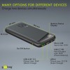 Goobay 53936 Power Bank 10000mAh 22.5W με 2 Θύρες USB-A και Θύρα USB-C Quick Charge 3.0 Μαύρο
