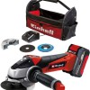Einhell TE-AG 18/115 Li Τροχός 115mm Μπαταρίας 1x4Ah