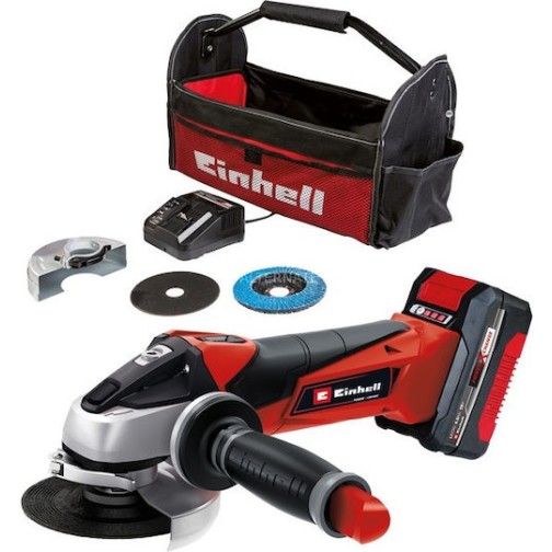 Einhell TE-AG 18/115 Li Τροχός 115mm Μπαταρίας 1x4Ah