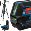 Bosch GCL 2-50 G Γραμμικό Αλφάδι Laser Πράσινης Δέσμης 1.5V με Εύρος Εργασίας 15m
