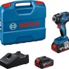 Bosch GDR 18V-200 Παλμικό Κατσαβίδι Μπαταρίας 18V 2x4Ah
