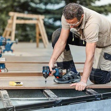 Bosch GDR 18V-200 Παλμικό Κατσαβίδι Μπαταρίας 18V 2x4Ah