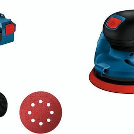 Bosch GEX 12V-125 Έκκεντρο Τριβείο 125mm Μπαταρίας Solo με Ρύθμιση Ταχύτητας και με Σύστημα Αναρρόφησης