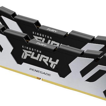Kingston Fury Renegade Silver DDR5 96GB RAM με 2x48GB Modules και Ταχύτητα 6400 για Desktop