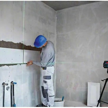 Bosch GLL 2-15 G Αυτορυθμιζόμενο Γραμμικό Αλφάδι Laser Πράσινης Δέσμης 1.5V με Εύρος Εργασίας 15m