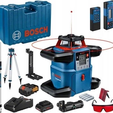 Bosch GRL 600 CHV Αυτορυθμιζόμενο Περιστροφικό Αλφάδι Laser Κόκκινης Δέσμης 18V με Εύρος Εργασίας 60m