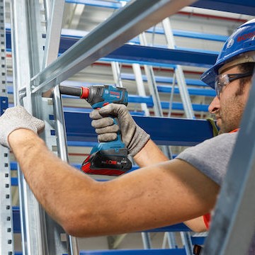 Bosch GDX 18V-200 Brushless Μπουλονόκλειδο Μπαταρίας 18V Solo με Υποδοχή 1/2