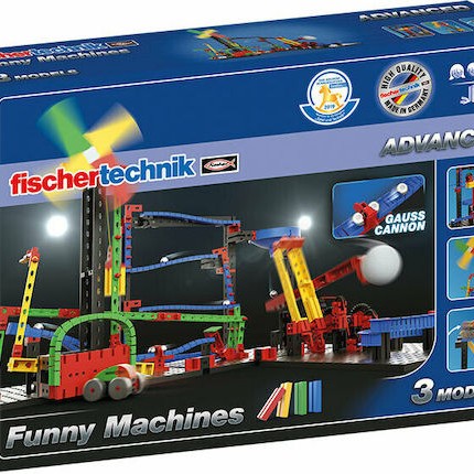 Fischer Technik Παιχνίδι Κατασκευών Πλαστικό Advanced Funny Machines για Παιδιά 7+ Ετών