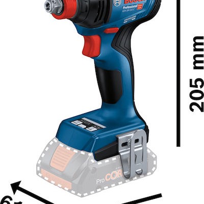 Bosch GDX 18V-210 C Μπουλονόκλειδο Μπαταρίας 18V Solo με Υποδοχή 1/2