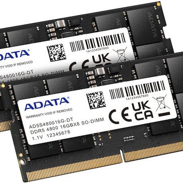 Adata DDR5 με Module 1x16GB και Ταχύτητα 4800 για Laptop