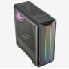 Aerocool Skyline Gaming Midi Tower Κουτί Υπολογιστή με RGB Φωτισμό Μαύρο