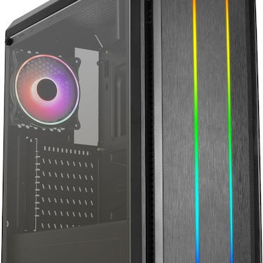 Aerocool Skyline ARGB Gaming Midi Tower Κουτί Υπολογιστή Μαύρο