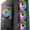 Aerocool Prism ARGB Midi Tower Κουτί Υπολογιστή Μαύρο