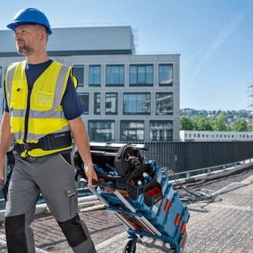 Bosch Τσάντα Εργαλείων Χειρός Ανοιχτού Τύπου Μαύρη Μ43xΠ34xΥ23εκ.