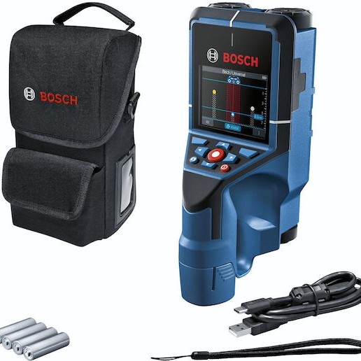 Bosch D-Tect 200 C Ψηφιακός Ανιχνευτής Καλωδίων, Μετάλλου & Ξύλου