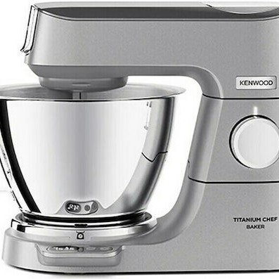 Kenwood Titanium Chef Baker Κουζινομηχανή 1200W με Ανοξείδωτο Κάδο 5lt