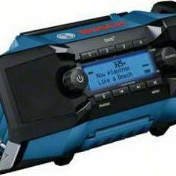 Bosch GPB 18V-2 SC Επιτραπέζιο Ραδιόφωνο Επαναφορτιζόμενο DAB+ με Bluetooth και USB Μπλε