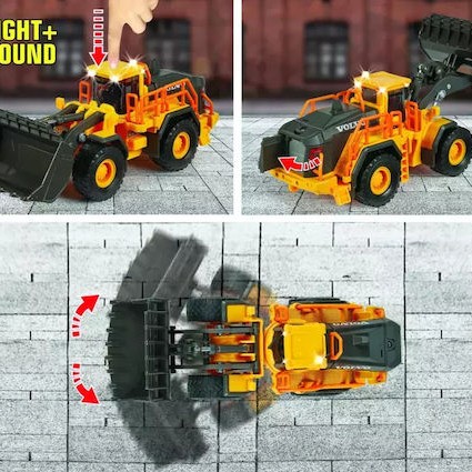 Majorette Μπουλντόζα Volvo Wheel Loader Φορτηγό για 3+ Ετών