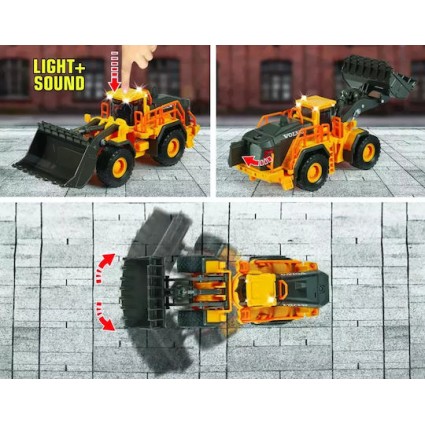 Majorette Μπουλντόζα Volvo Wheel Loader Φορτηγό για 3+ Ετών