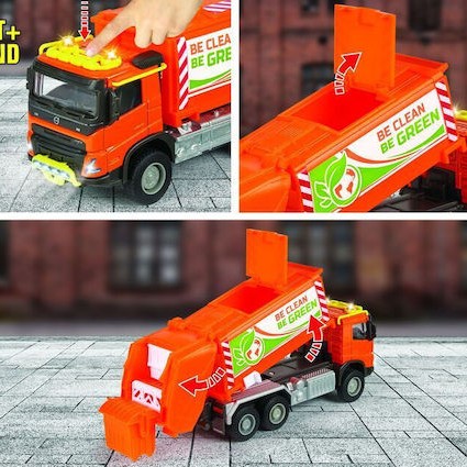 Majorette Φορτηγό Volvo - Garbage Truck για 3+ Ετών