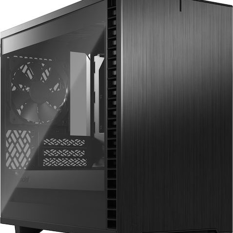 Fractal Design Define Nano Mini Tower Κουτί Υπολογιστή με Πλαϊνό Παράθυρο Black TG Light Tint