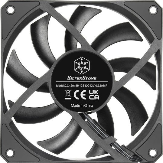 Silverstone Air Slimmer 120 Case Fan με Σύνδεση 4-Pin PWM