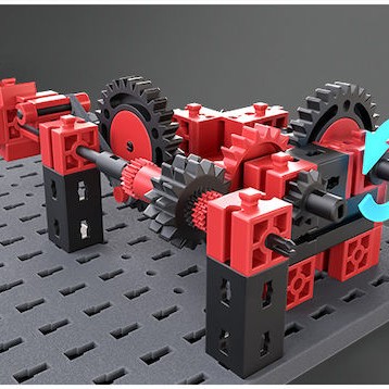 Fischer Technik Παιχνίδι Κατασκευών Stem Mechanics Kit για Παιδιά 6+ Ετών