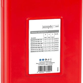 fischer Σετ 7 Διαμαντοτρύπανα Καρβιδίου με Κυλινδρικό Στέλεχος για Δομικά Υλικά