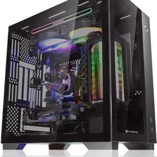 Raijintek Paean Mini Gaming Mini Tower Κουτί Υπολογιστή με Πλαϊνό Παράθυρο Μαύρο