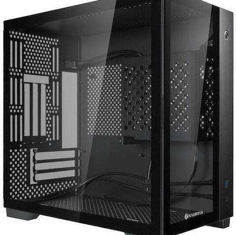 Raijintek Paean Mini Gaming Mini Tower Κουτί Υπολογιστή με Πλαϊνό Παράθυρο Μαύρο