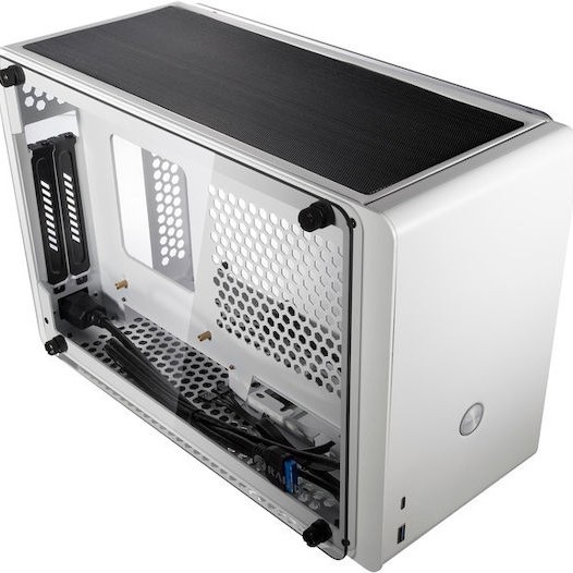 Raijintek Ophion Mini Tower Κουτί Υπολογιστή με Πλαϊνό Παράθυρο Λευκό