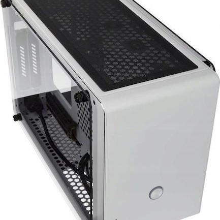 Raijintek Ophion Mini Tower Κουτί Υπολογιστή με Πλαϊνό Παράθυρο Λευκό