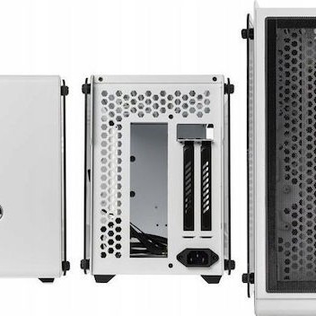 Raijintek Ophion Mini Tower Κουτί Υπολογιστή με Πλαϊνό Παράθυρο Λευκό