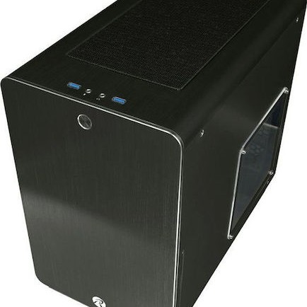 Raijintek Styx Midi Tower Κουτί Υπολογιστή με Πλαϊνό Παράθυρο Μαύρο