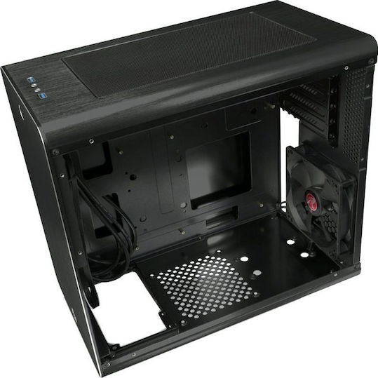 Raijintek Styx Midi Tower Κουτί Υπολογιστή με Πλαϊνό Παράθυρο Μαύρο