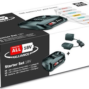 Bosch Σετ Μπαταρίας Λιθίου Χωρητικότητας 2.5Ah 18V με Φορτιστή