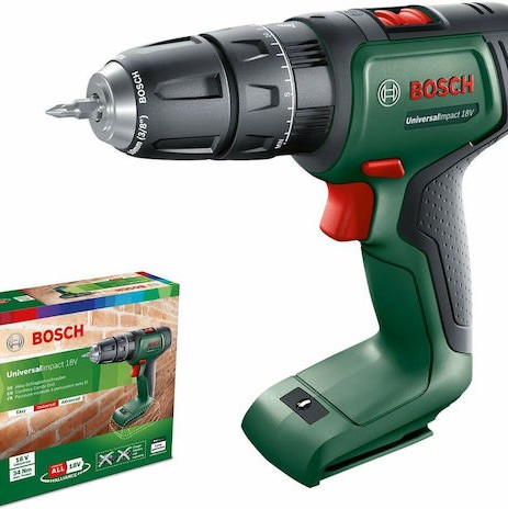 Bosch Universal Impact Κρουστικό Δραπανοκατσάβιδο Μπαταρίας Solo 18V