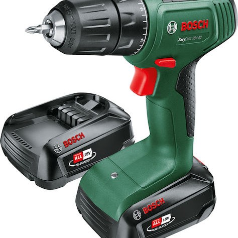Bosch EasyDrill 18V-40 Δραπανοκατσάβιδο Μπαταρίας 18V 2x2Ah