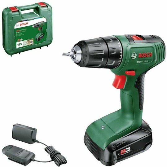Bosch Easy Drill 18V-40 Δραπανοκατσάβιδο Μπαταρίας Brushless 18V 1x2Ah