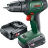 Bosch UniversalDrill Κρουστικό Δραπανοκατσάβιδο Μπαταρίας 18V 2x1.5Ah