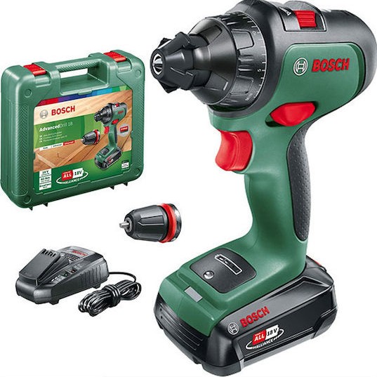 Bosch Advanced Drill 18 Δραπανοκατσάβιδο Μπαταρίας Brushless 18V 1x2.5Ah