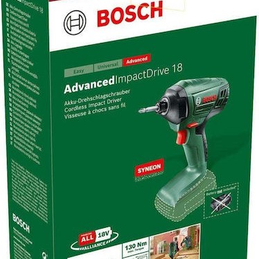 Bosch Advanced Impact Drive Παλμικό Κατσαβίδι Μπαταρίας Solo 18V