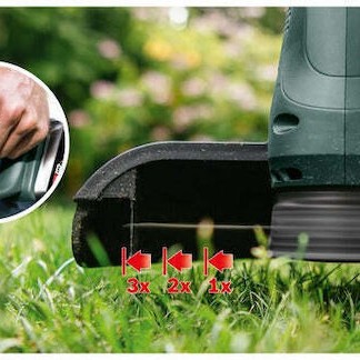 Bosch EasyGrassCut 18-260 Χορτοκοπτικό Μπαταρίας Ώμου / Χειρός 2.7kg 18V με 2 Μπαταρίες 2Ah 2.7kg