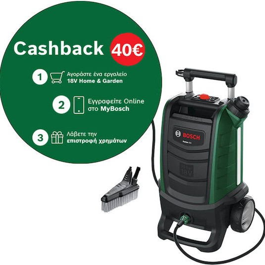 Bosch Fontus GEN II Πλυστικό Μπαταρίας 18V Solo με Πίεση 20bar