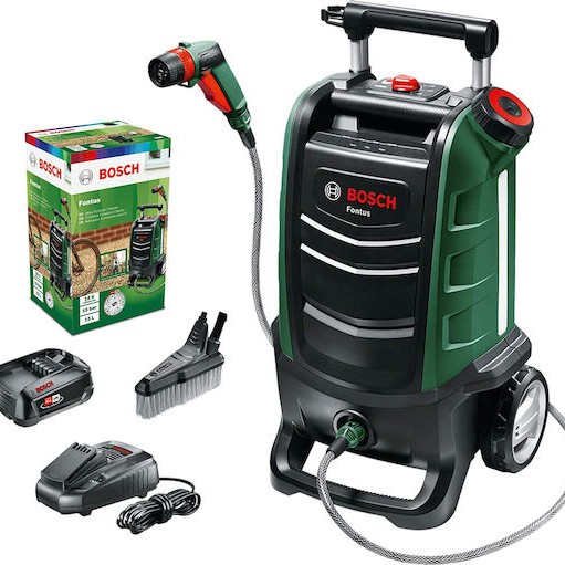 Bosch Fontus GEN II Πλυστικό Μπαταρίας 18V 1x2Ah με Πίεση 20bar