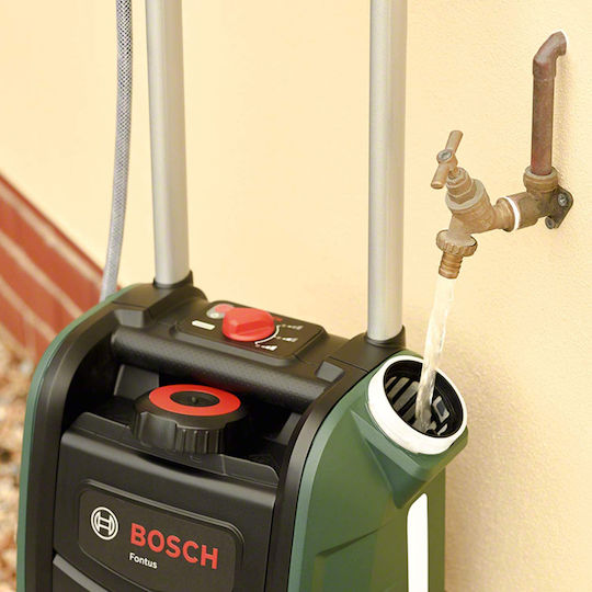 Bosch Fontus GEN II Πλυστικό Μπαταρίας 18V 1x2Ah με Πίεση 20bar