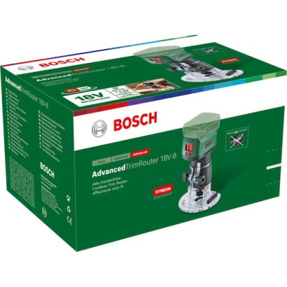 Bosch Κουρευτικό Περιθωρίων 18V Χωρίς Καρβουνάκια (Brushless) Solo με Ρύθμιση Ταχύτητας και με Σύστημα Αναρρόφησης